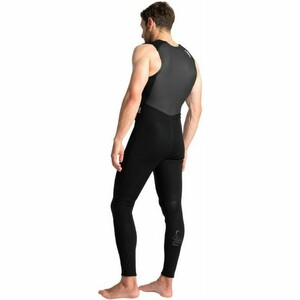 2024 C- Skins Mnner Element 3/2mm Long John Wetsuit C-EL32LJM - Black